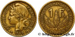 CAMEROON - TERRITORIES UNDER FRENCH MANDATE 1 Franc 1925 Paris