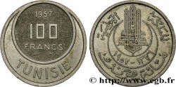TUNISIE - PROTECTORAT FRANÇAIS 100 Francs AH1376 1957 Paris