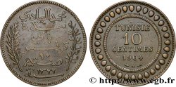 TUNISIA - FRENCH PROTECTORATE 10 Centimes AH1322 1904 Paris