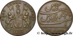 ÎLE DE FRANCE (ÎLE MAURICE) XX (20) Cash East India Company 1803 Madras