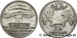 LIBAN - TROISIÈME RÉPUBLIQUE 25 Piastres Cèdre du Liban 1933 Paris