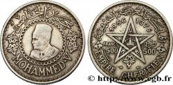 MAROC - PROTECTORAT FRANÇAIS 500 Francs Mohammed V an AH1376 1956 Paris