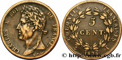 FRANZÖSISCHE KOLONIEN - Charles X, für Guayana und Senegal 5 Centimes Charles X 1825 Paris - A