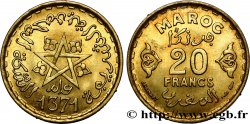 MAROC - PROTECTORAT FRANÇAIS 20 Francs AH 1371 1952 Paris