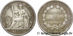 INDOCHINE FRANÇAISE 1 Piastre de Commerce 1903 Paris