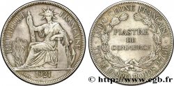 FRENCH INDOCHINA 1 Piastre 1921 San Francisco