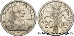 FRANZÖSISCHE-INDOCHINA 20 Centièmes 1945 Paris