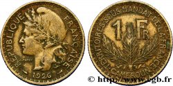 CAMERUN - Mandato Francese 1 Franc 1926 Paris 