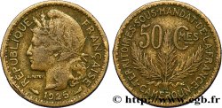 CAMERUN - Mandato Francese 50 centimes 1925 Paris 