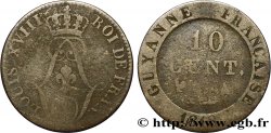 FRENCH GUYANA 10 Centimes 1818 Paris - A