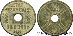 FRANZÖSISCHE-INDOCHINA 1/4 Cent 1942 Osaka