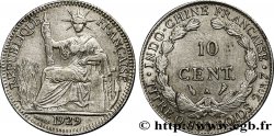 INDOCHINE FRANÇAISE 10 Centièmes 1929 Paris