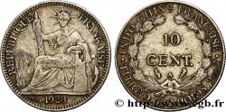 INDOCHINE FRANÇAISE 10 Centièmes 1923 Paris