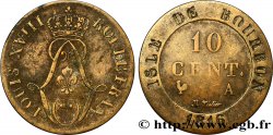 ILE DE BOURBON (ÎLE DE LA RÉUNION) 10 Cent. 1816