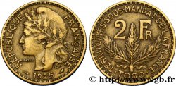 TOGO - TERRITOIRES SOUS MANDAT FRANÇAIS 2 Francs 1925 Paris