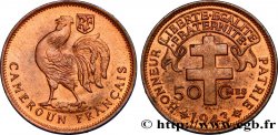 CAMEROUN - TERRITOIRES SOUS MANDAT FRANÇAIS 50 Centimes ‘Cameroun Français’ 1943 Prétoria