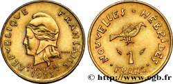 NOUVELLES HÉBRIDES (VANUATU depuis 1980) 1 Franc type I.E.O.M. 1975 Paris