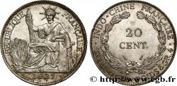 INDOCHINA 20 Centièmes 1937 Paris