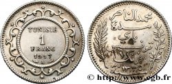 TUNISIA - French protectorate 1 Franc AH 1335 1917 Paris