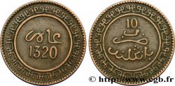 MAROKKO 10 Mazounas Abdul Aziz an 1320 1902 Birmingham
