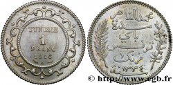 TUNISIA - FRENCH PROTECTORATE 1 Franc AH 1334 1916 Paris