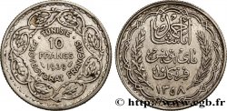 TUNISIA - FRENCH PROTECTORATE 10 Francs au nom du Bey Ahmed an 1358 1939 Paris