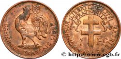 CAMEROUN - TERRITOIRES SOUS MANDAT FRANÇAIS 1 Franc ‘Cameroun Français Libre’ 1943 Prétoria