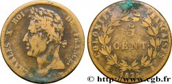 FRENCH COLONIES - Charles X, for Guyana and Senegal 5 Centimes Charles X 1825 Paris - A
