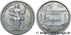 FRENCH POLYNESIA - Oceania Francesa 1 Franc établissement français de l’Océanie 1949 Paris