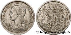 RIUNIONE - UNION FRANCESE 2 Francs 1948 Paris 