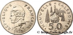 NEW CALEDONIA 50 Francs IEOM Marianne / hutte 1972 Paris