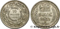 TUNESIEN - Französische Protektorate  10 Francs au nom du Bey Ahmed an 1358 1939 Paris
