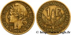 CAMERUN - Mandato Francese 1 Franc 1925 Paris 