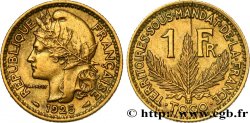 TOGO - FRANZÖSISCHE MANDAT 1 Franc 1925 Paris