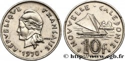 NUEVA CALEDONIA 10 Francs 1970 Paris