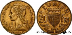 ISLA DE LA REUNIóN 20 Francs Marianne / armes 1955 Paris