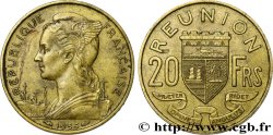 ISOLA RIUNIONE 20 Francs Marianne / armes 1955 Paris