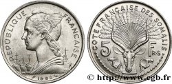 SOMALIA FRANCESE 5 Francs 1965 Paris