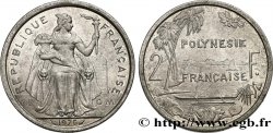 POLYNÉSIE FRANÇAISE 2 Francs I.E.O.M. Polynésie Française 1975 Paris