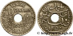 TUNESIEN - Französische Protektorate 10 Centimes AH1351 1931 Paris