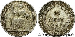 FRENCH INDOCHINA 10 Centièmes 1923 Paris