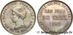 RIUNIONE - Terza Repubblica 50 centimes 1896 Paris