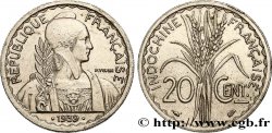 INDOCINA FRANCESE 20 Centièmes 1939 Paris