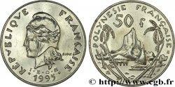 FRANZÖSISCHE-POLYNESIEN 50 Francs I.E.O.M. Marianne / paysage polynésien 1995 Paris