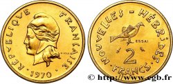 NEW HEBRIDES (VANUATU since 1980) Essai de 2 Francs 1970 Paris