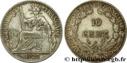 FRENCH INDOCHINA 10 Centièmes 1922 Paris