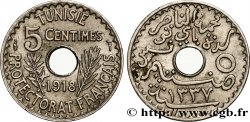 TUNISIE - PROTECTORAT FRANÇAIS 5 Centimes AH 1337 1918 Paris