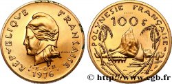 FRENCH POLYNESIA Essai de 100 Francs 1976 Paris