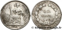FRENCH INDOCHINA 20 Centièmes 1914 Paris