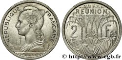 ÎLE DE LA RÉUNION 2 Francs Marianne / canne à sucre 1970 Paris